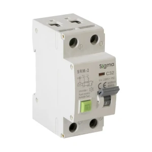 91225732 Дифференциальный автомат Sigma elektrik 2P C32 А 30 мА 6 кА C SRM2032030 STLM-1114459