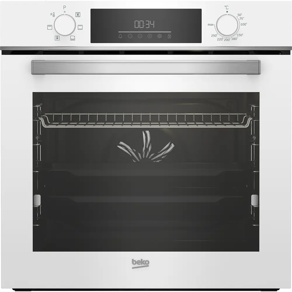 91609755 Электрический встраиваемый духовой шкаф Beko BBIE 18300 W 59.4x59.5x56.7 см цвет белый STLM-0882913