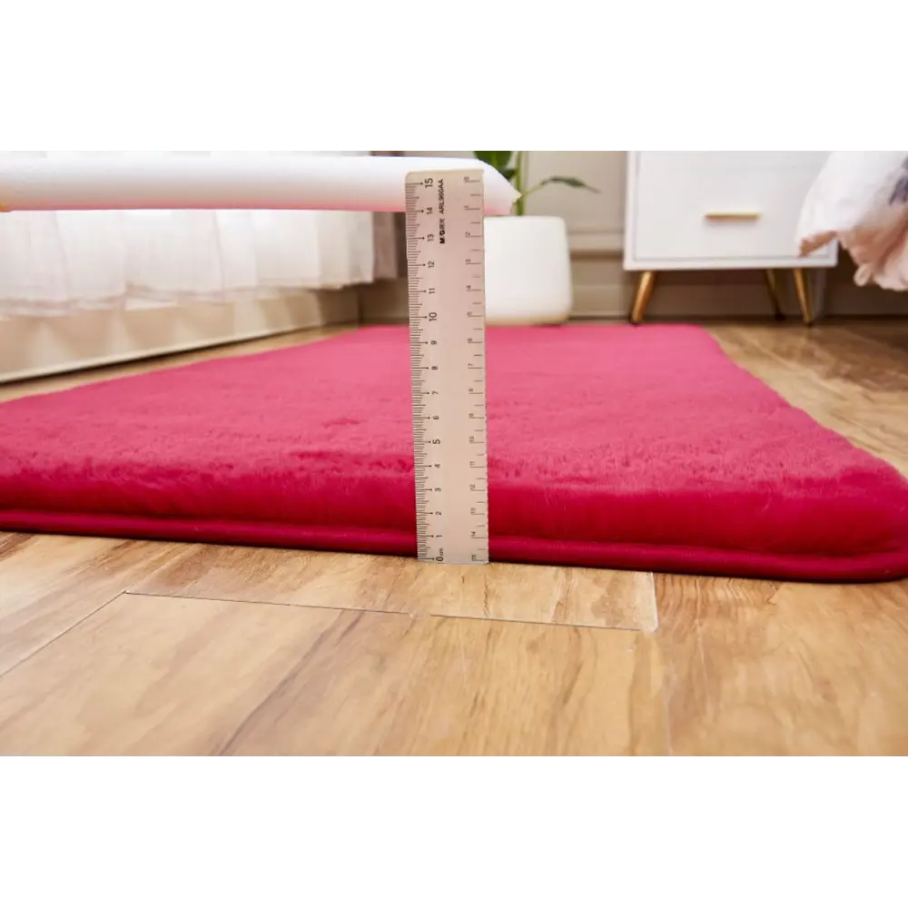 89365779 Ковер Bingo прямоугольный 120x180 см полиэстер цвет брусничный STLM-1063089 Santreyd  - Вид №3