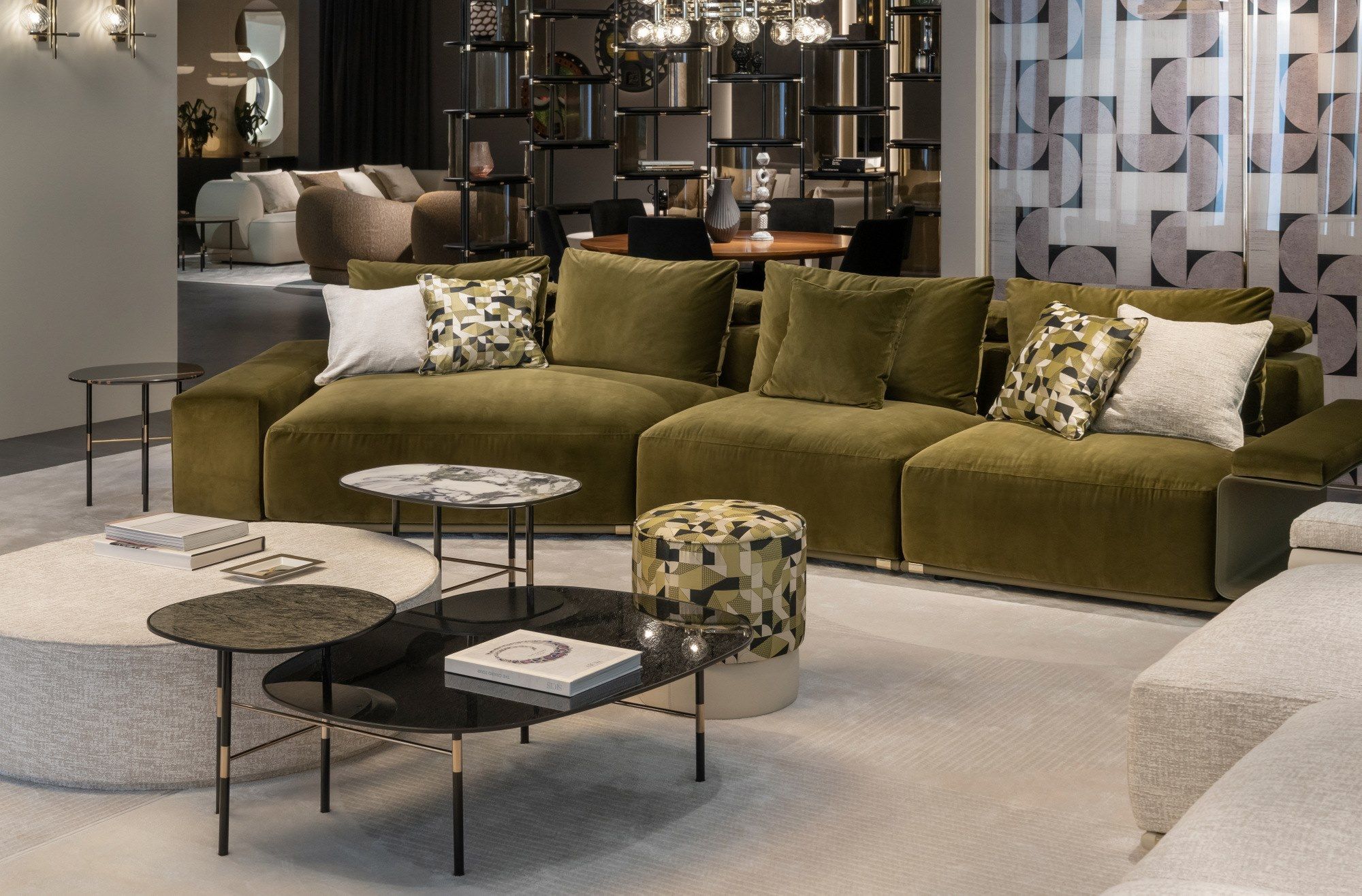 Овальный журнальный столик с Витритовой столешницей Sicis JUPITER ARCH-00072124 - Вид №2