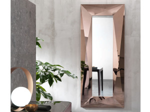 Зеркало из нержавеющей стали с настенной рамой