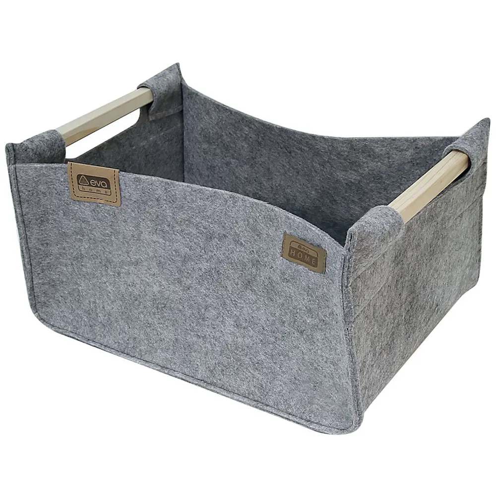 Корзинка прямоугольная Scandi 42x21x30 см цвет светло-серый 85324747 STLM-2030564 Santreyd
