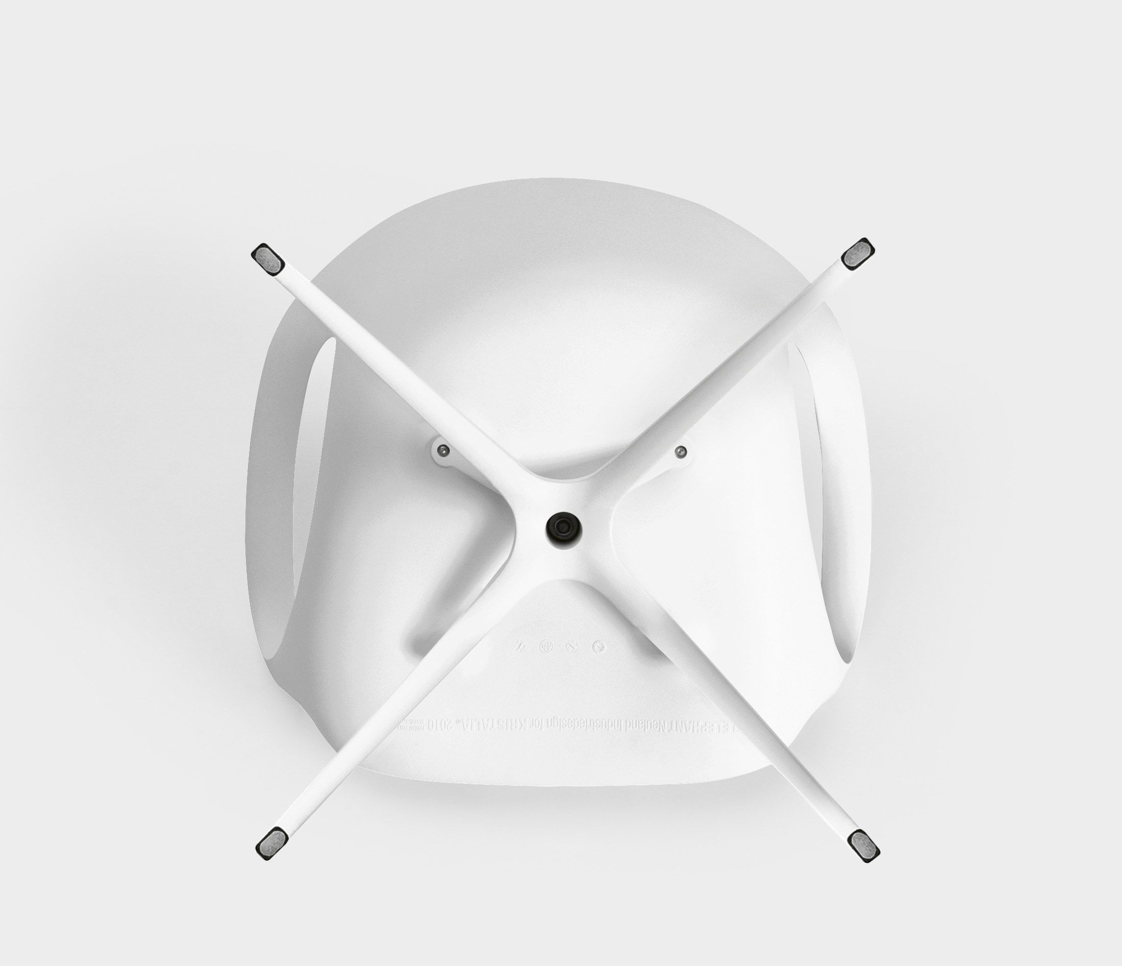 Стул из полиуретана с подлокотниками Kristalia ARCH-00057971 - Вид №1