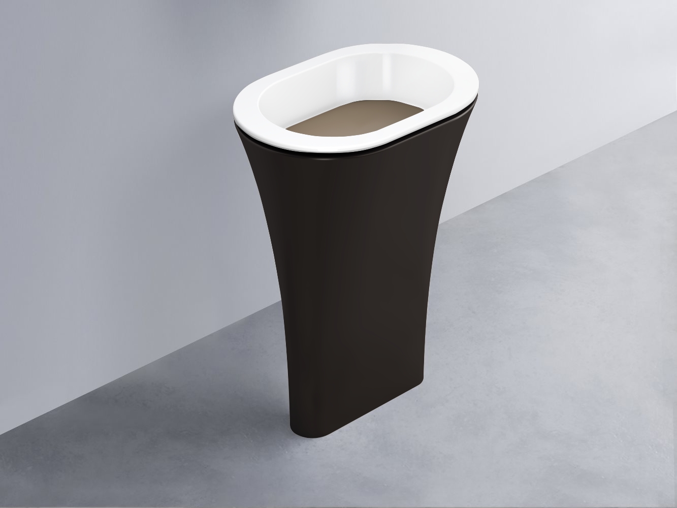 AMLA65-BL+AMPILO-AN+AMCOLO-LV Раковина Amedeo Ovale отдельностоящая cielo Enjoy + Amedeo Ceramica Cielo