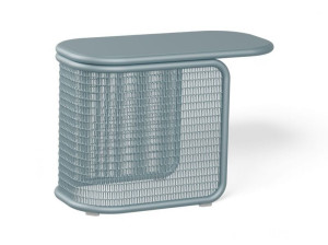 Из нержавеющей стали прямоугольный низкий садовый стол