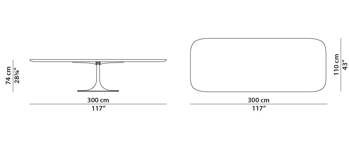 Прямоугольный стол из массива дерева Baxter Bourgeois ARCH-00039637 - Вид №4