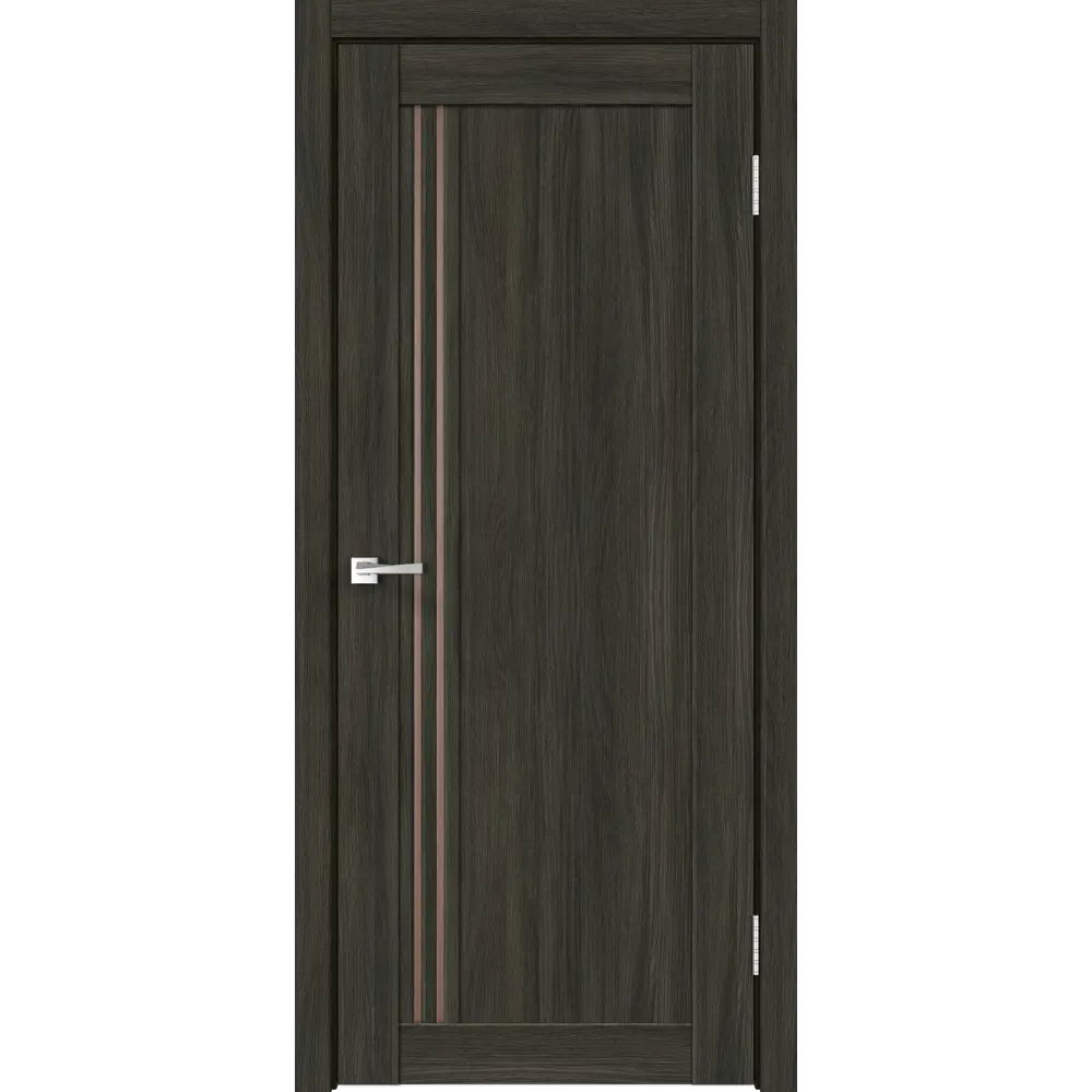 Дверь межкомнатная остеклённая Калипсо 2 60х200 см с фурнитурой, Hardflex, цвет дуб кастелло 83025043 STLM-2125461 VELLDORIS 
