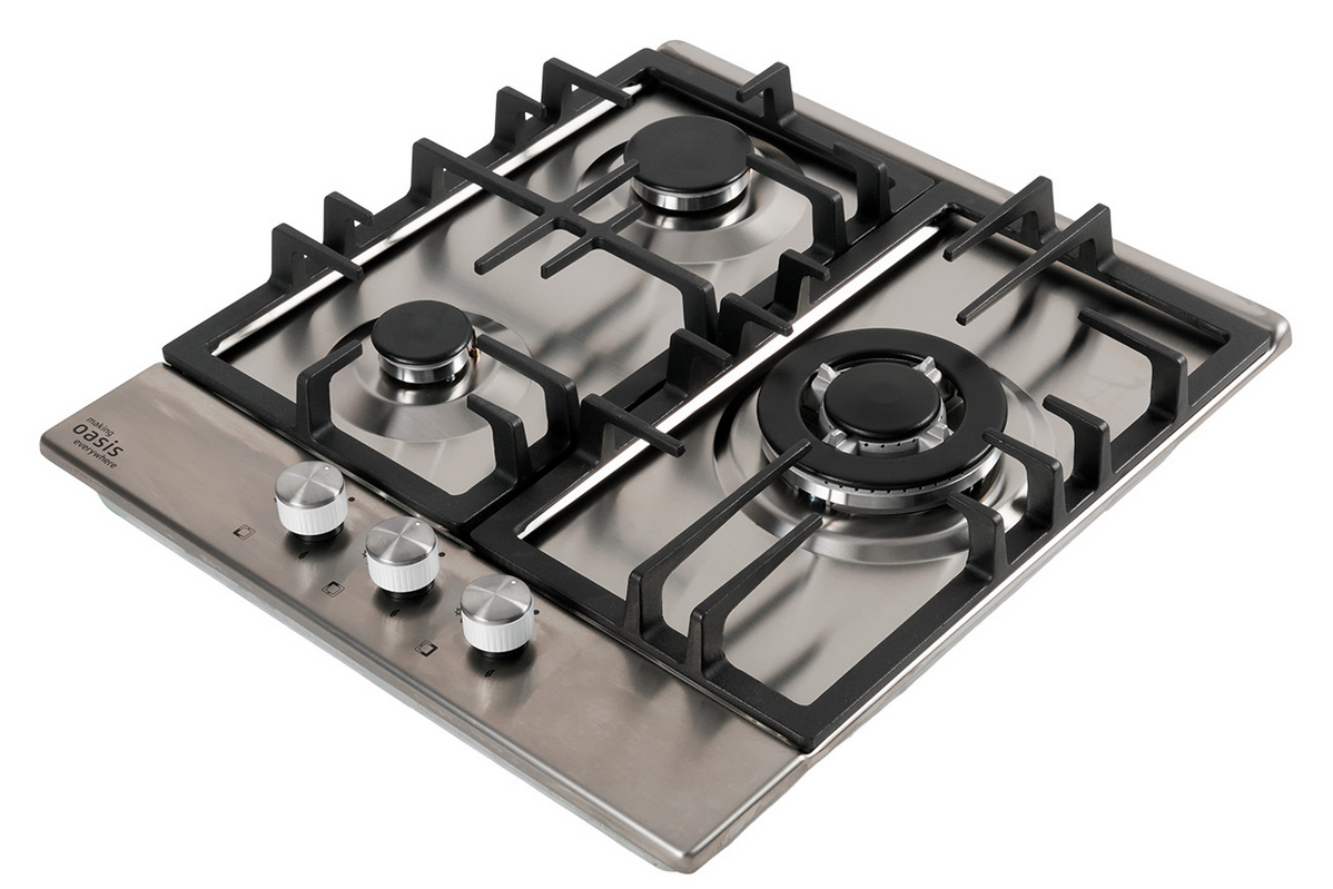 9136646 Газовая варочная поверхность Oasis P-3SBM STDN-0005627 - Вид №3