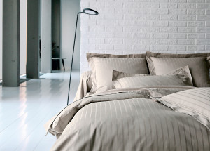 DIV_CH_155 КПБ 2/155/200 бежевый прост 240/300 2 нав 50/73 сатин 280TC жаккард Blanc des Vosges