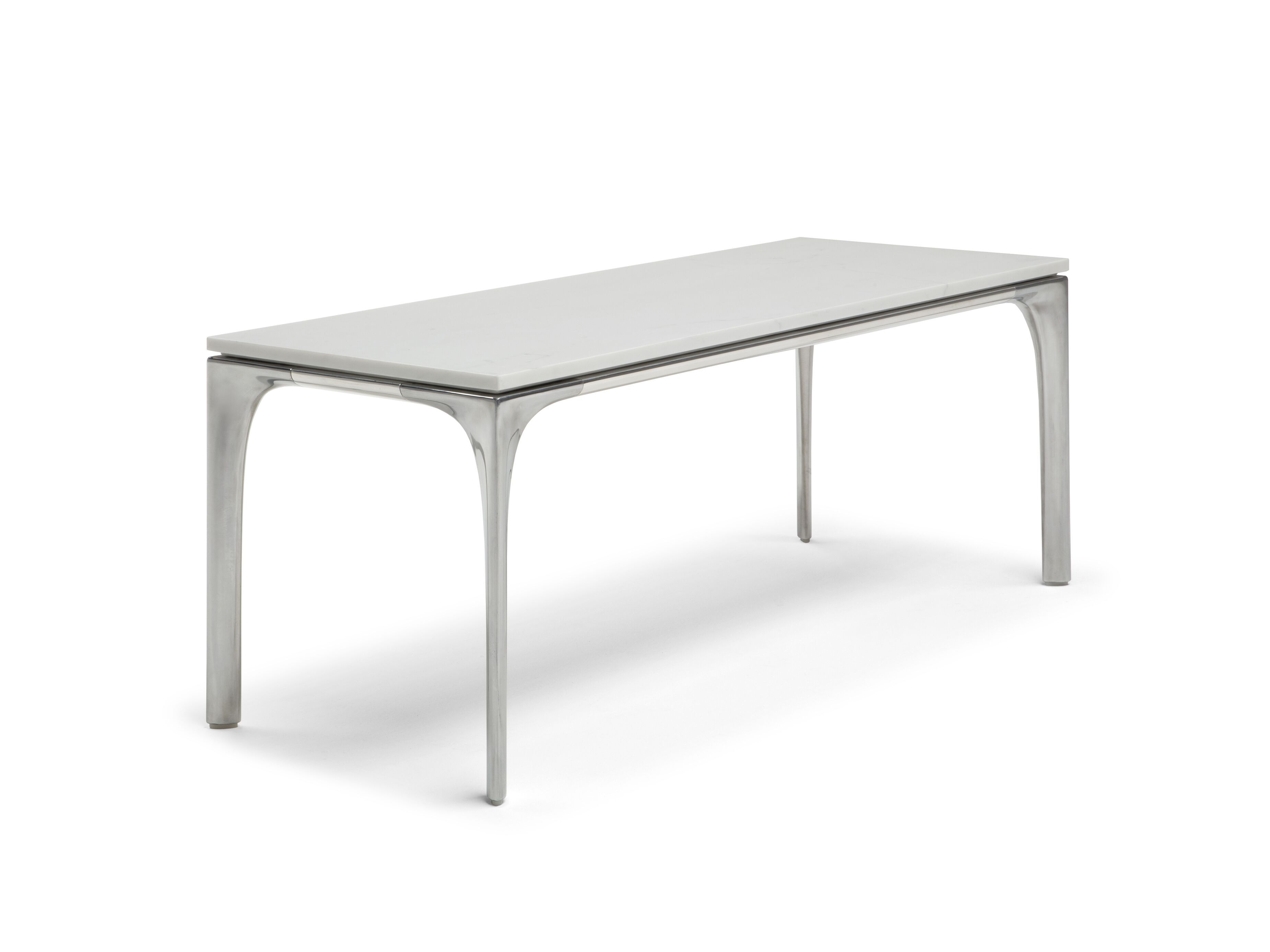 Прямоугольный журнальный столик с мраморной столешницей Natuzzi Italia Skyline ARCH-00104354 - Вид №1