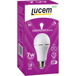 90644321 Лампа светодиодная Lucem LM-EBL FLEBL072765L E27 220 В 7 Вт груша матовая 560 Лм нейтральный белый свет STLM-0931368