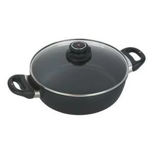 Сотейник индукционный Swiss Diamond со стеклянной крышкой, две ручки, Ø24 см