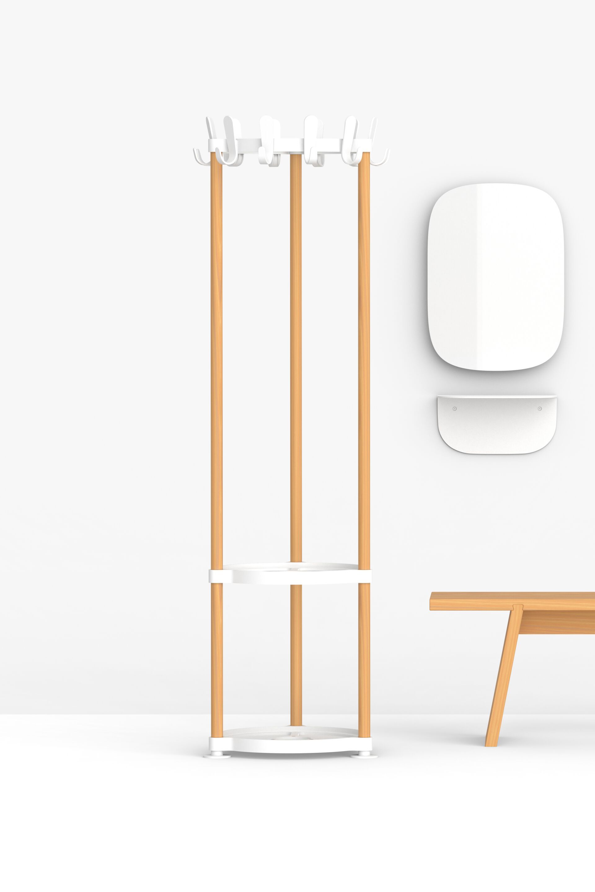 Настенное стеклянное зеркало FUNCTIONALS слайд ARCH-00054192 - Вид №15