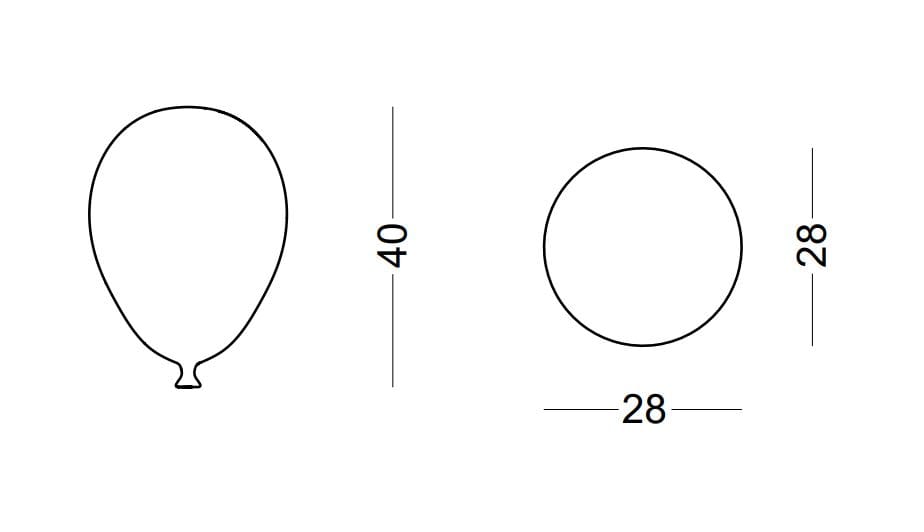 Светодиодный подвесной светильник из полиэтилена SLIDE BALLOON ARCH-00048347 - Вид №9