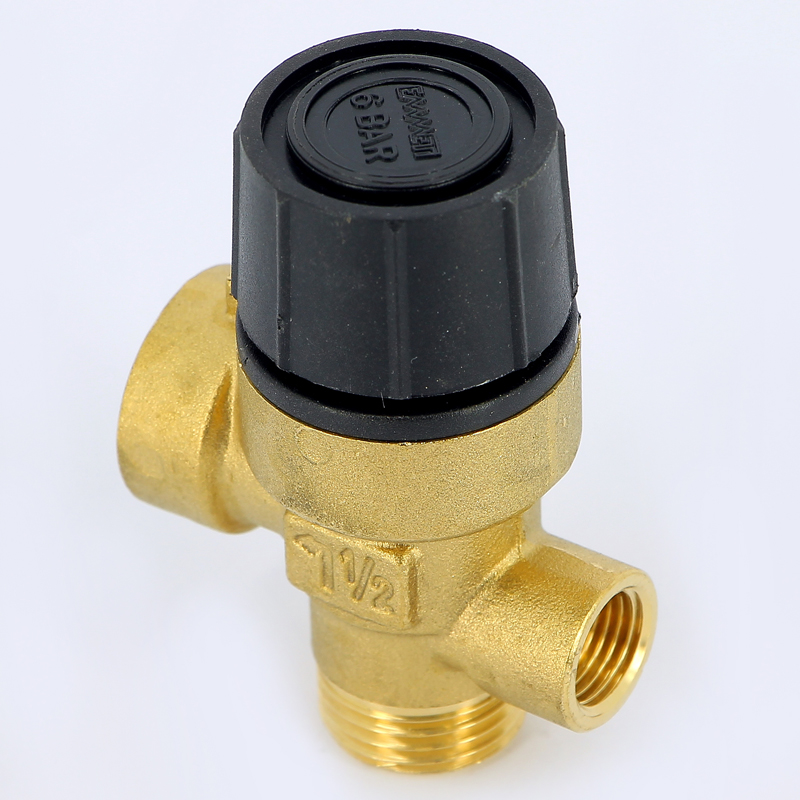 Клапан предохранительный ВВ с отверстием для манометра 1/4" EMMETI 1/2" 6 бар 00206082 - Вид №1