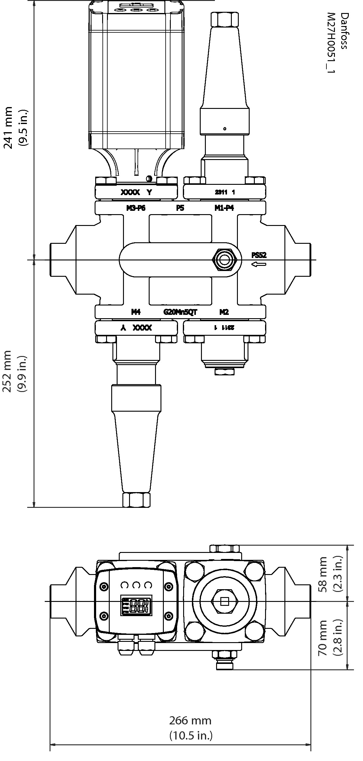 Danfoss ICF 25 — многофункциональные клапанные станции ICF 25-4-8 (25 D) Клапан универсальный 027L4054  - Вид №2
