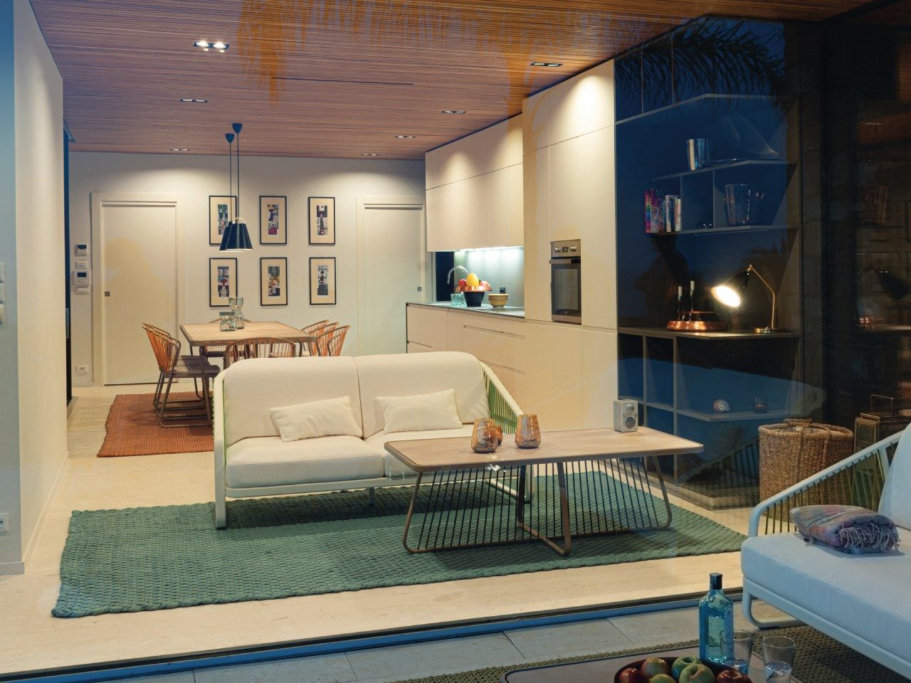 Прямоугольный садовый журнальный столик из ламината Coro Sally ARCH-00136429 - Вид №3