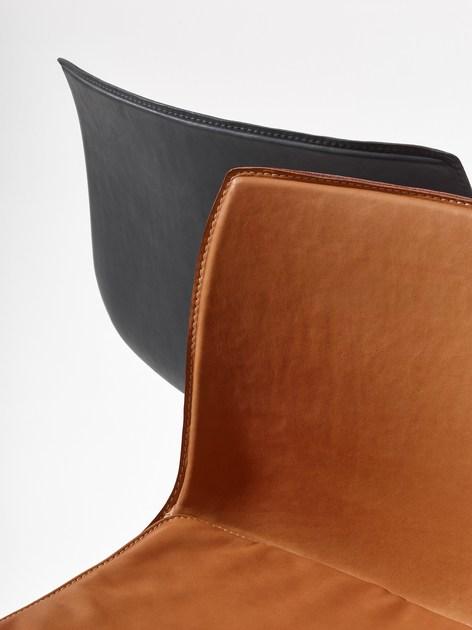 arper Кожаное кресло на колесиках Catifa 53 sun-id-1476871 - Вид №1