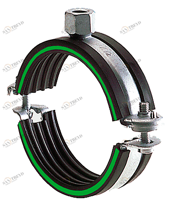 Хомут OPTIMAL DÄMMGULAST®, М8/M10, ¾" (25-30 мм), с зелёной опознавательной полосой, оцинкованный MÜPRO (MUPRO) 119878