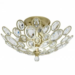 Потолочный светильник MW-Light Лаура 6 345012203 MW-LIGHT ЛАУРА 6 201809 Золото;прозрачный