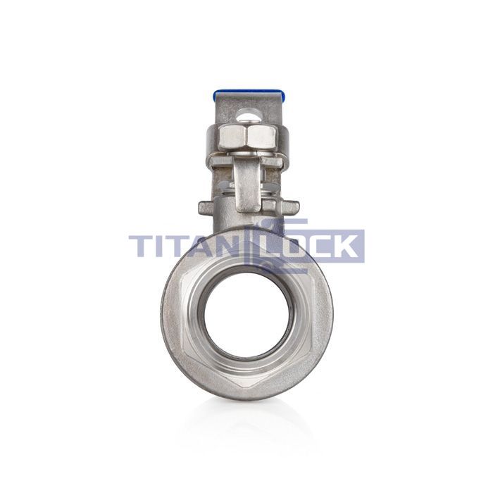 Кран шаровый двухсоставной НР-ВР, резьба BSP 1 1/2", нерж. 304, TL150BVC-FM TITAN LOCK  - Вид №3