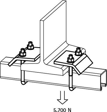6571721 Монтажные профиля BIS Балочный зажим нерж. для создания конструкций из профиля Strut WALRAVEN  - Вид №2