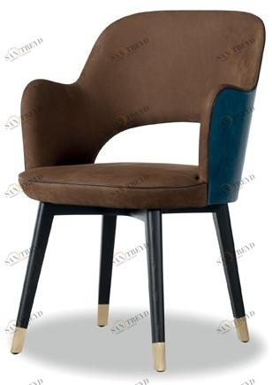 BAXTER Кожаное кресло с подлокотниками Colette sun-id-1350230