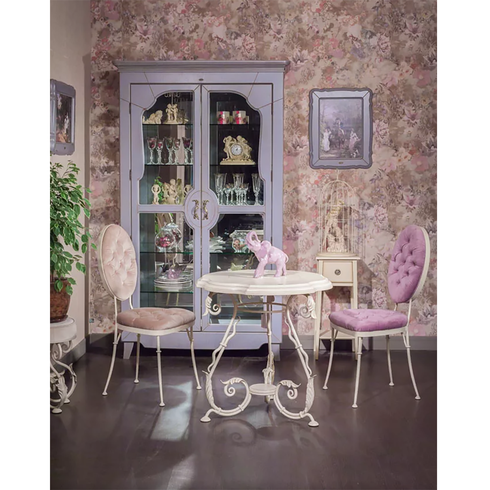 19009 Стол кованый Аделаида 4 Айвори BOGACHO 4627138230107