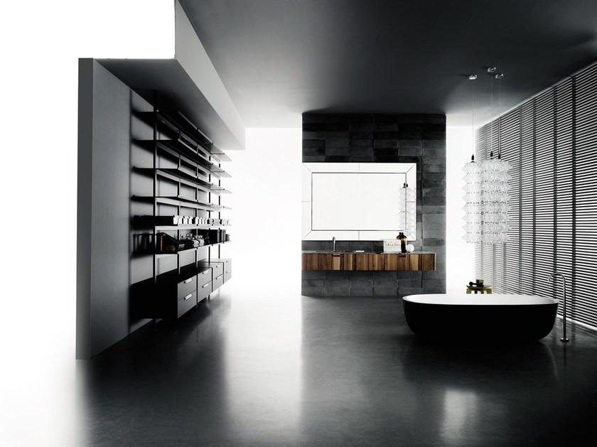 Boffi Мебель для умывальника из фанерованной древесины с ящиками sun-id-1420554 - Вид №1