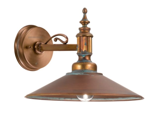 Светодиодный настенный светильник из латуни с фиксированным кронштейном Cremasco Illuminazione Венецианская традиция ARCH-00097186