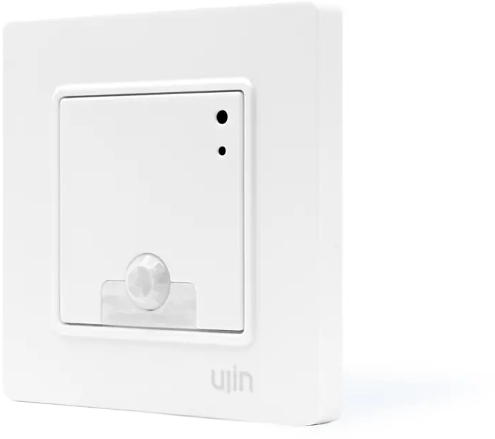 91544161 Умный выключатель встраиваемый Ujin Luxe Wi Fi BLE IR CO2 D-10000-02 1 клавиша цвет белый STLM-1107761