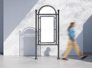 Гальванизированная стальная доска объявлений общественных пространств