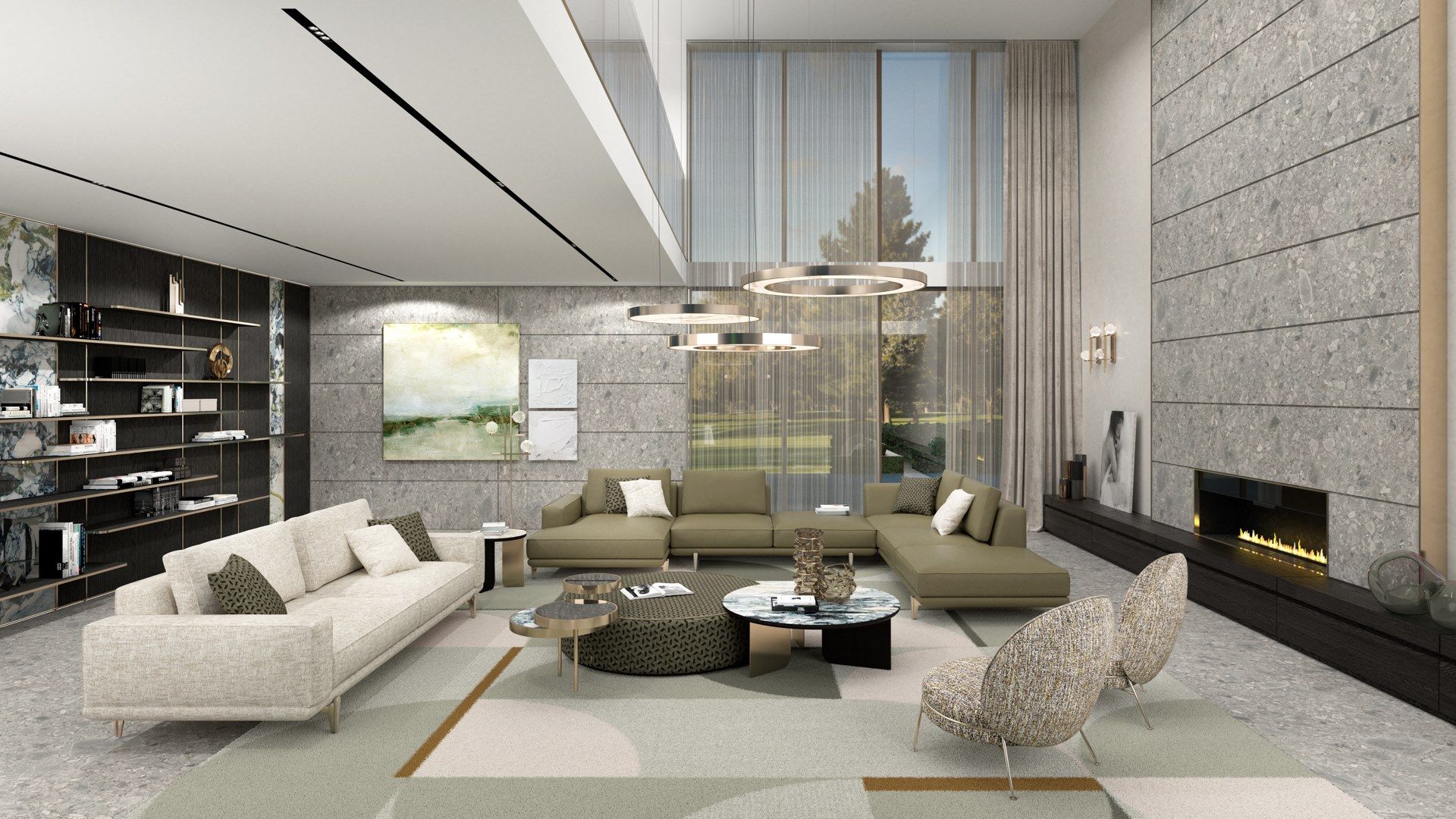 Диван с полуостровом Sicis Milton ARCH-00112730 - Вид №2