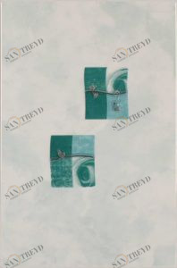 Муаре бирюзовый Декор 20х30 (16шт) Шахтинская Плитка 010306000234