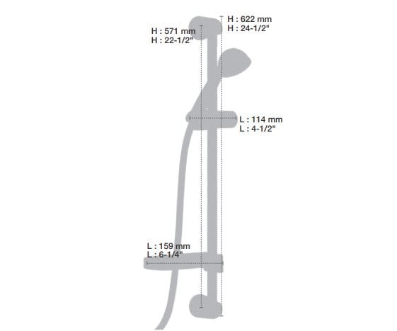 Термостатический набор для душа с душем BARIL PRO-3700-18 ARCH-00073147 - Вид №6