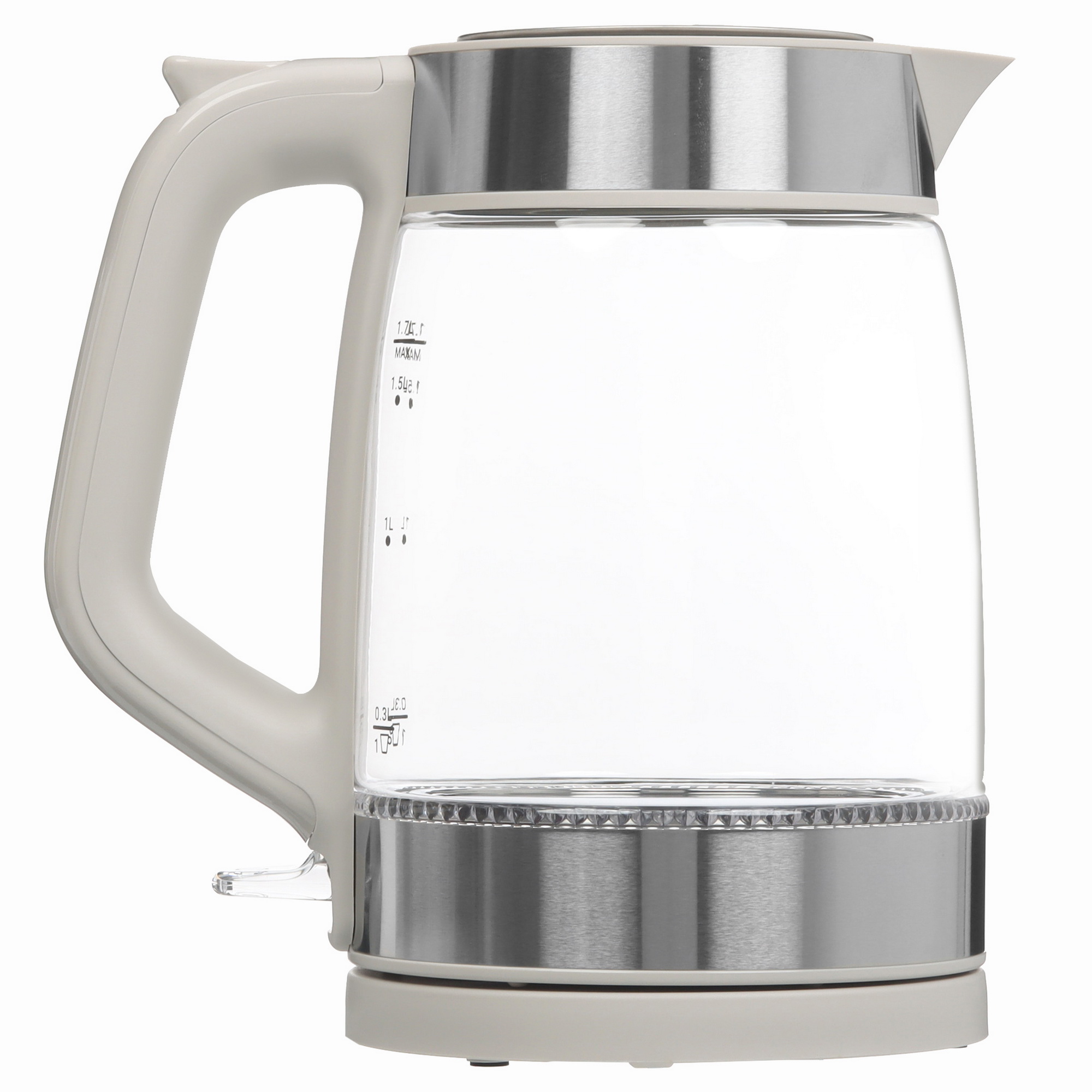 5606090 Электрочайник Tefal Glass Kettle KI605B30 серый STDN-0097864 - Вид №1