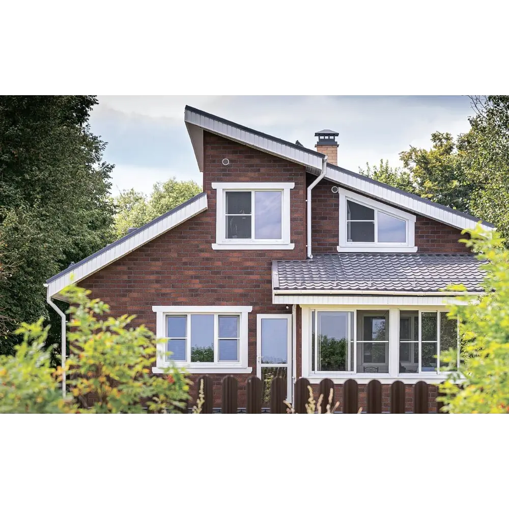 Фасадная плитка ТЕХНОНИКОЛЬ HAUBERK терракотовый кирпич для облицовки 18734715 STLM-0012272 - Вид №11