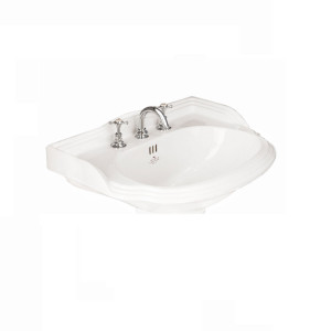 TCMBRO401WH Marlborough Round Basin Одна летка Thomas Crapper