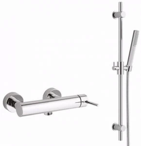 Rubinetteria Giulini Смеситель для душа, однорычажный, с ручным душем Futuro F6508-01ws