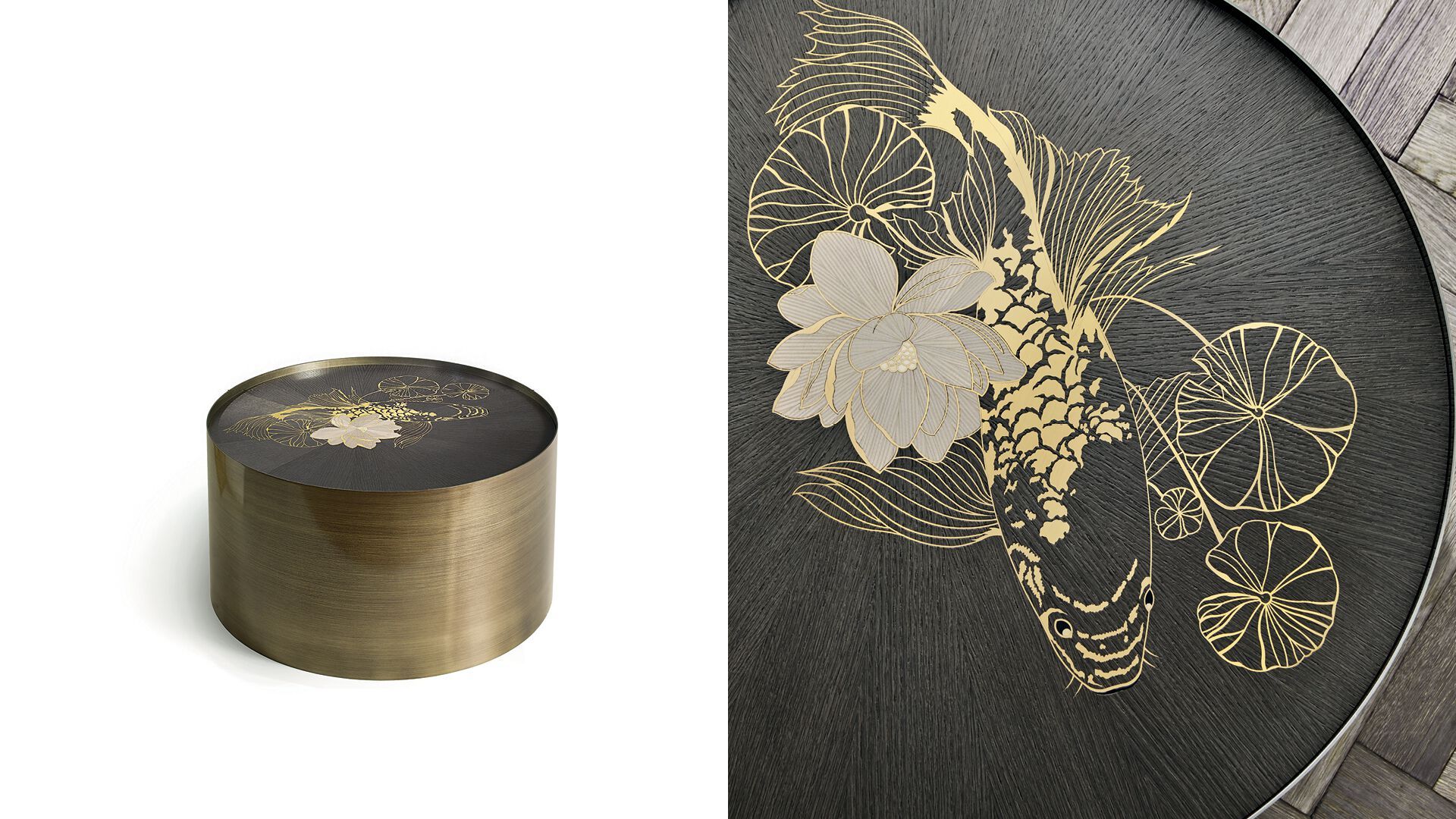 Металлический цилиндр журнальный столик ANGELO CAPPELLINI New Classic Interiors ARCH-00132833 - Вид №2