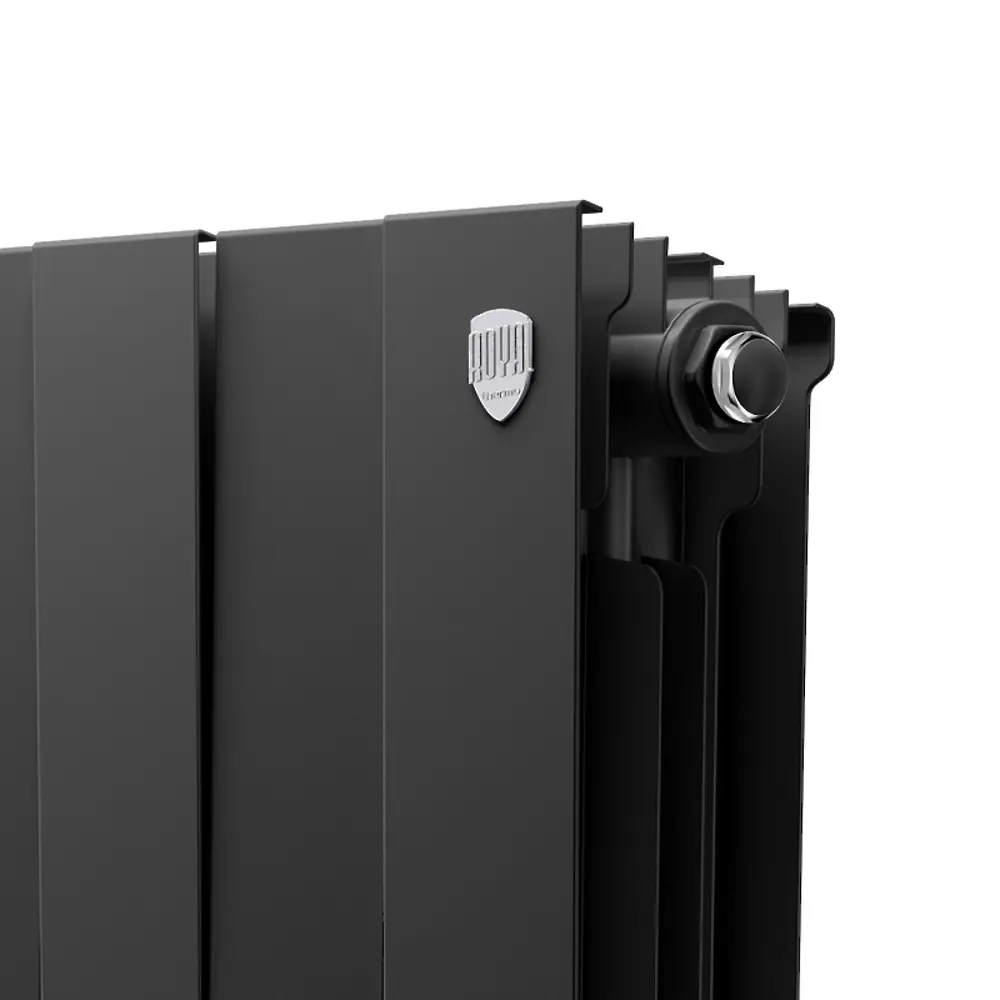 Радиатор секционный Royal Thermo Pianoforte 200/100 20 секций боковое подключение биметалл черный 86733726 STLM-2047988  - Вид №4