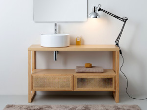 Ясень умывальник с ящиками