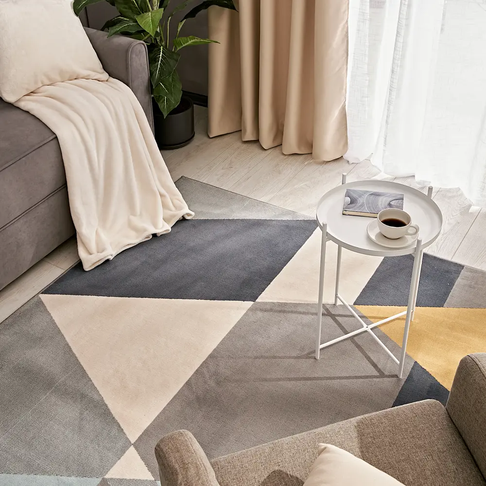 INSPIRE Oasis: круглый ковер из полипропилена диаметром 133 см 86864045 STLM-0072121 - Вид №4