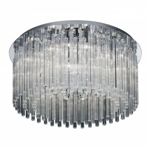 Потолочный светильник Ideal Lux Elegant PL12 IDEAL LUX ДИЗАЙНЕРСКИЕ, ELEGANT 074012 Прозрачный;хром
