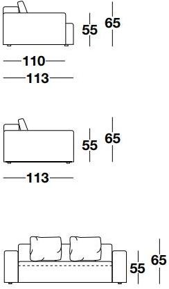 Frigerio Salotti 3-х местный кожаный диван в современном стиле Cooper sun-id-1432038 - Вид №3