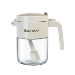 Банка для сыпучих продуктов Esprado Crema 0.3 л стекло цвет бежевый