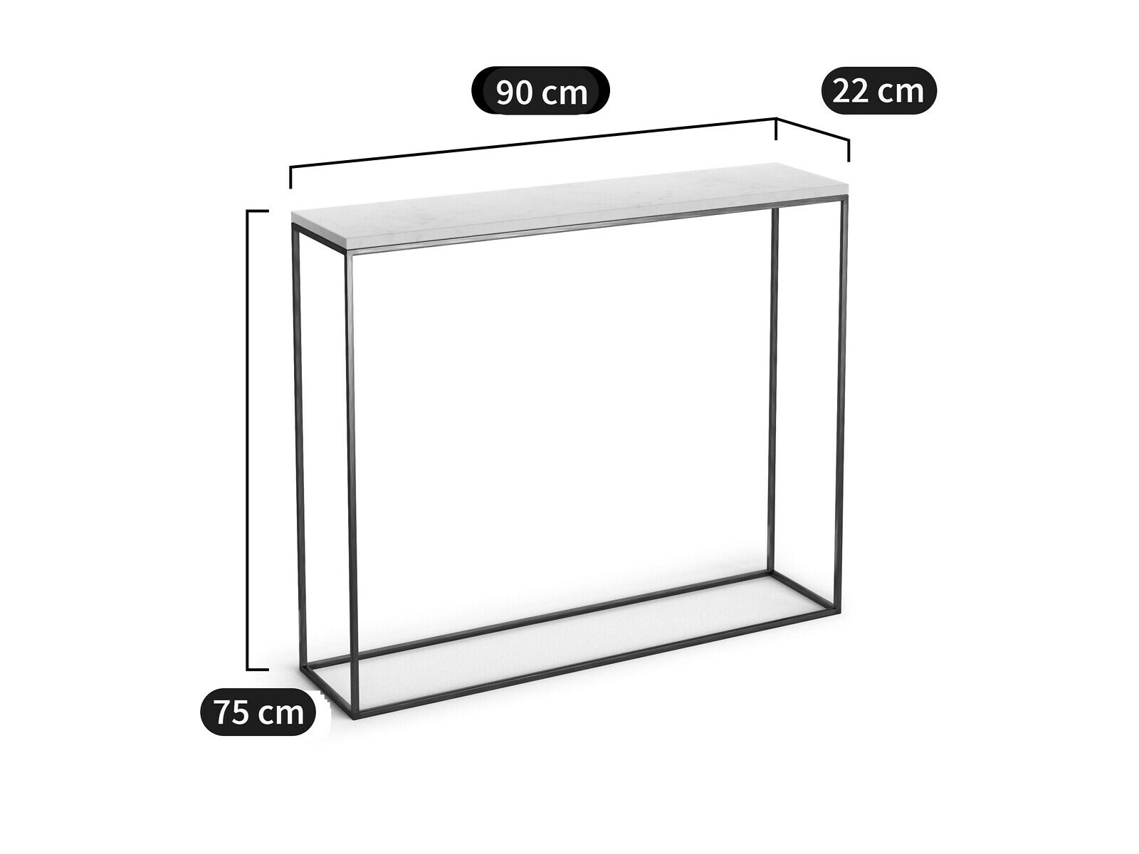 Прямоугольная мраморная консоль AMPM ARCH-00048579 - Вид №5