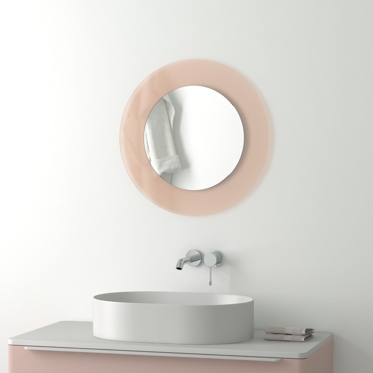 BY 0304 Зеркало на стеклянном основании EVOFORM Double - Вид №3