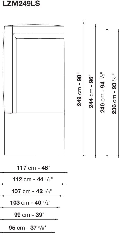 Угловой диван из ткани Maxalto Lucrezia Soft ARCH-00108784 - Вид №15