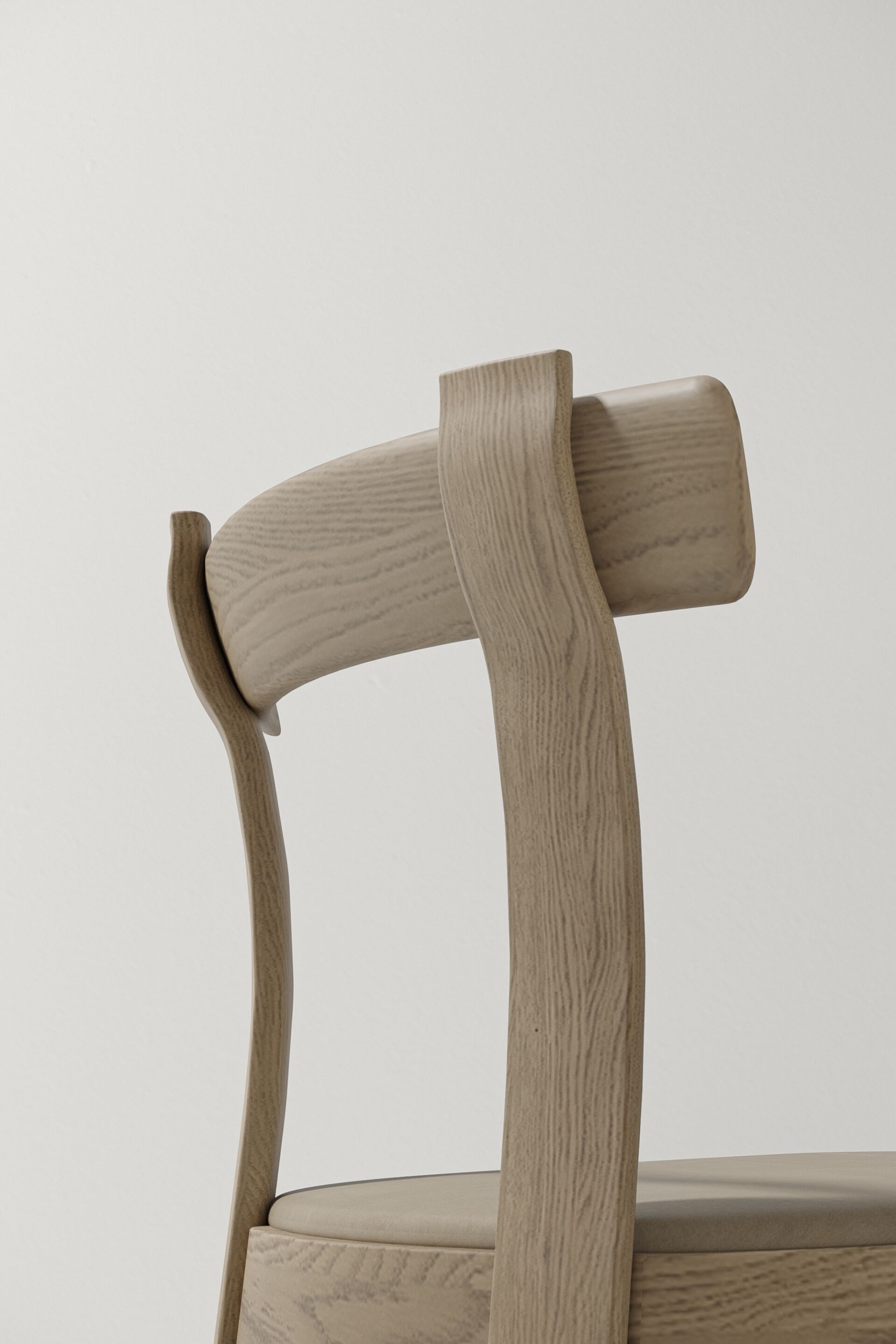 Дубовый стул с открытой спинкой District Eight узел ARCH-00149768 - Вид №2